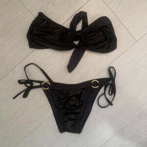 Black Bandeau bikini